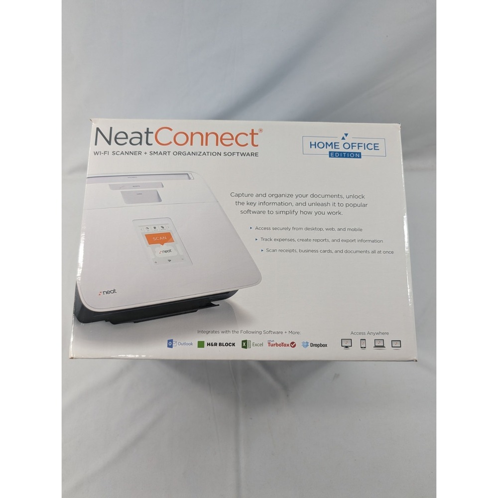 Neat NeatConnect NC-1000 WiFi Cloud Scanner & Paperless Filing System ~ White